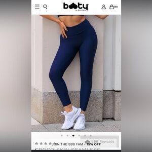 Booty by Brabants Midnight Blue Textured Leggings